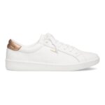Keds Women's Ace Leather Metallic White-Rose Gold - Image 4