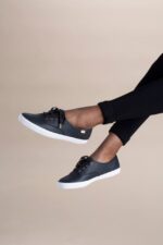 Keds Women's Champion Luxe Leather II Black - Image 8