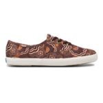 Keds Women's Champion Organic Cotton Ripple Floral Burgundy