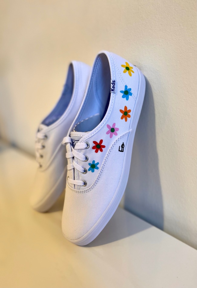 Keds Women's Champion Original Canvas White by Elizabeth Olwen White - Image 3