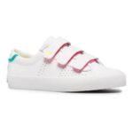 Keds Women's Crew Kick 75 V Leather White-Teal - Image 7