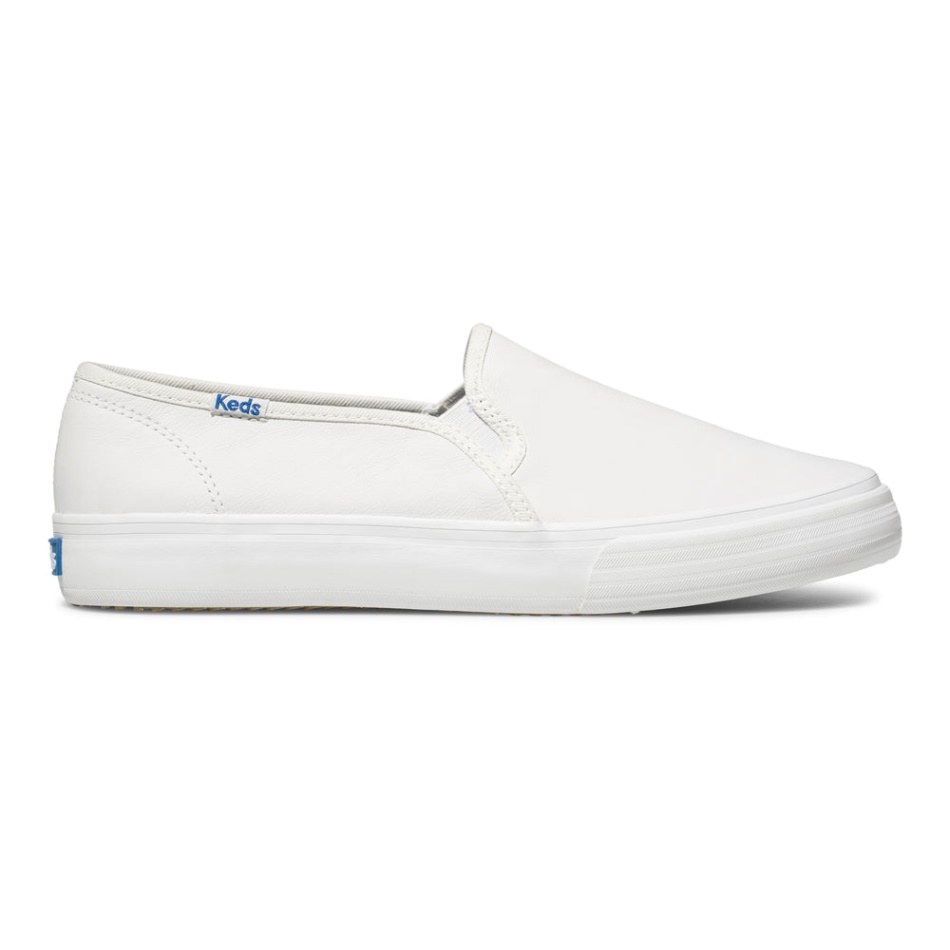keds_womens_double_decker_leather_white.jpg Keds Women's Double Decker Leather White - Image 1