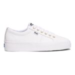 Keds Women's Jump Kick Duo Leather White - Image 2