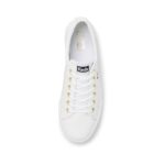 Keds Women's Jump Kick Duo Leather White - Image 8