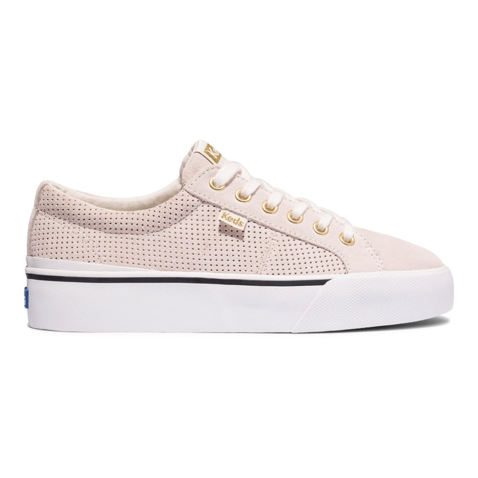 keds_womens_jump_kick_duo_suede_snow_white.jpg Keds Women's Jump Kick Duo Suede Snow White - Image 1
