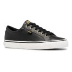 Keds Women's Jump Kick Leather Black-Gold - Image 13