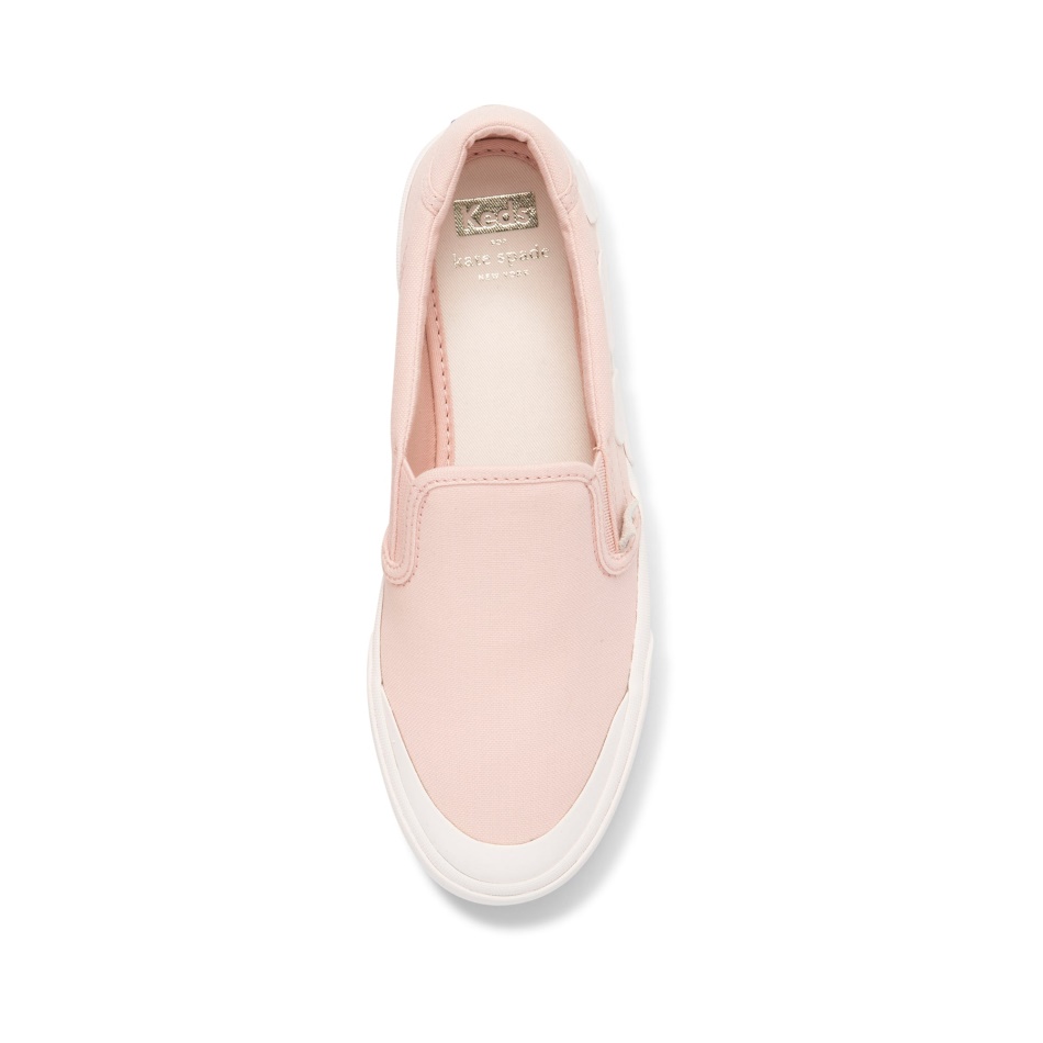Keds Women's Keds x Kate Spade New York Crew Kick Slip On Heart Applique Pink - Image 11
