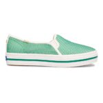 Keds Women's Keds x Kate Spade New York Triple Decker Stripe Mesh Green - Image 2