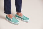 Keds Women's Keds x Kate Spade New York Triple Decker Stripe Mesh Green - Image 12