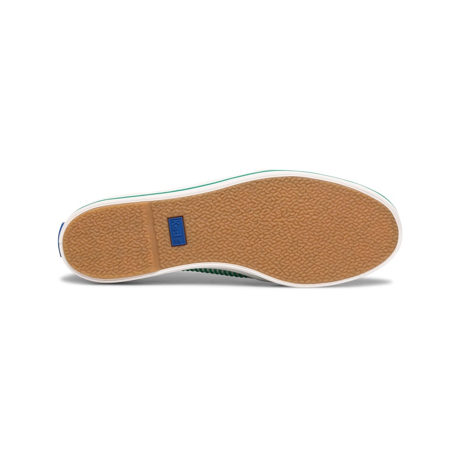 Keds Women's Keds x Kate Spade New York Triple Decker Stripe Mesh Green - Image 10