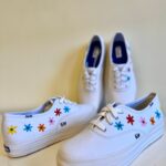 Keds Women's Triple CVO Canvas by Elizabeth Olwen White