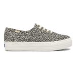 Keds Women's Triple CVO Organic Cotton Notebook Cream-Black - Image 14