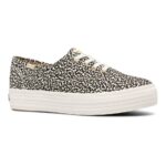 Keds Women's Triple CVO Organic Cotton Notebook Cream-Black - Image 3
