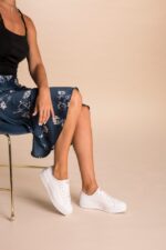 Keds Women's Triple Kick AMP Leather White - Image 13