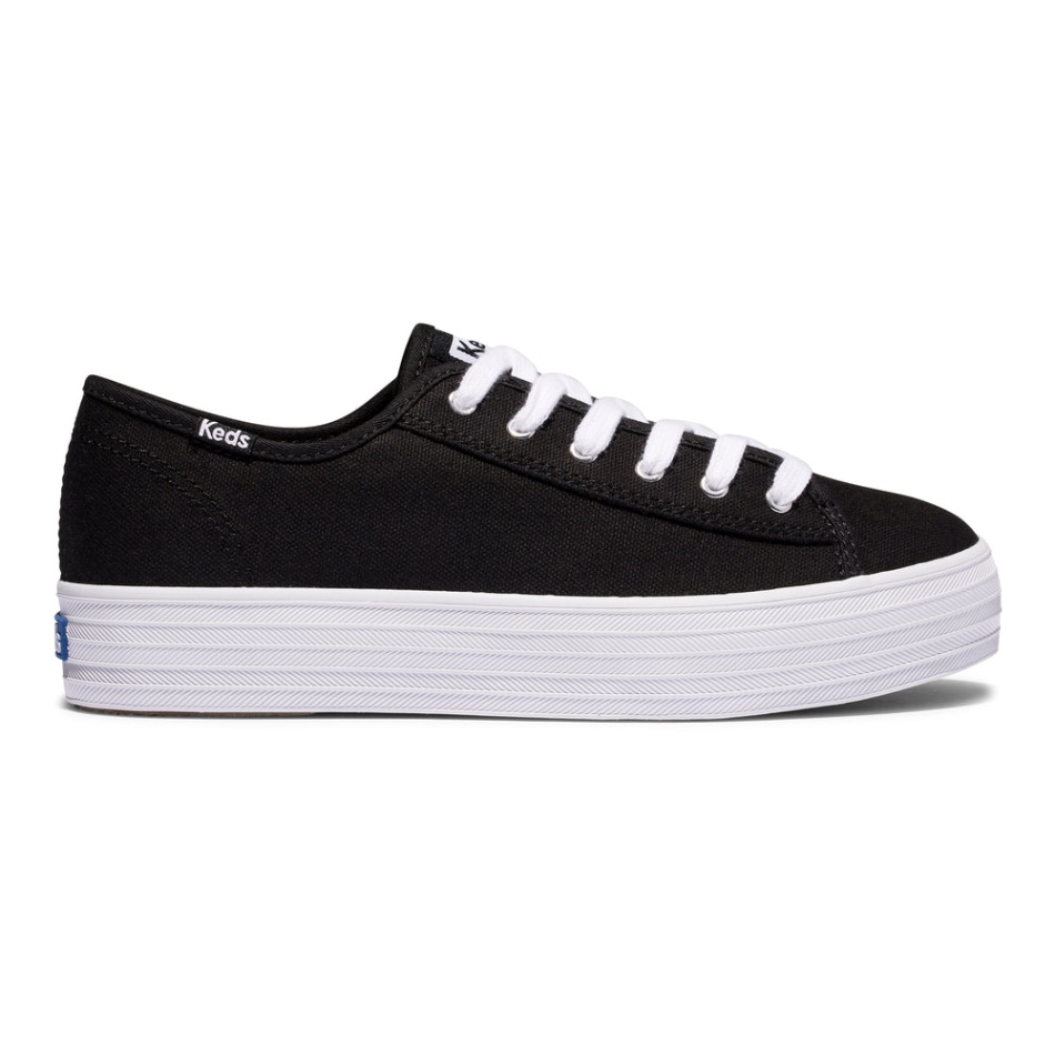 keds_womens_triple_kick_feat_organic_cotton_black.jpg Keds Women's Triple Kick Feat. Organic Cotton Black - Image 1