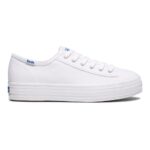 Keds Women's Triple Kick Feat. Organic Cotton White