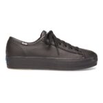 Keds Women's Triple Kick Leather Black - Image 2