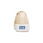 Keds Women's Triple Kick Metallic Canvas Gold - Image 6