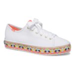Keds Women's Triple Kick Summer Foxing White - Image 4