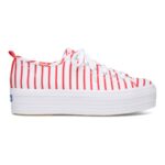 Keds Women's Triple Up Breton Stripes White-Navy