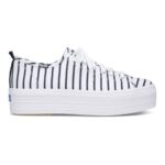 Keds Women's Triple Up Breton Stripes White-Navy - Image 10