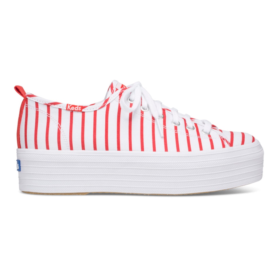 keds_womens_triple_up_breton_stripes_white_navy.jpg Keds Women's Triple Up Breton Stripes White-Navy - Image 1