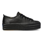 Keds Women's Triple Up Leather Black - Image 2