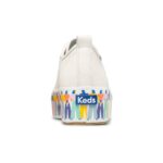 Keds Women's Triple Up Leather Rainbow People by Elizabeth Olwen White Multi - Image 10