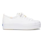 Keds Women's Triple Up Leather White