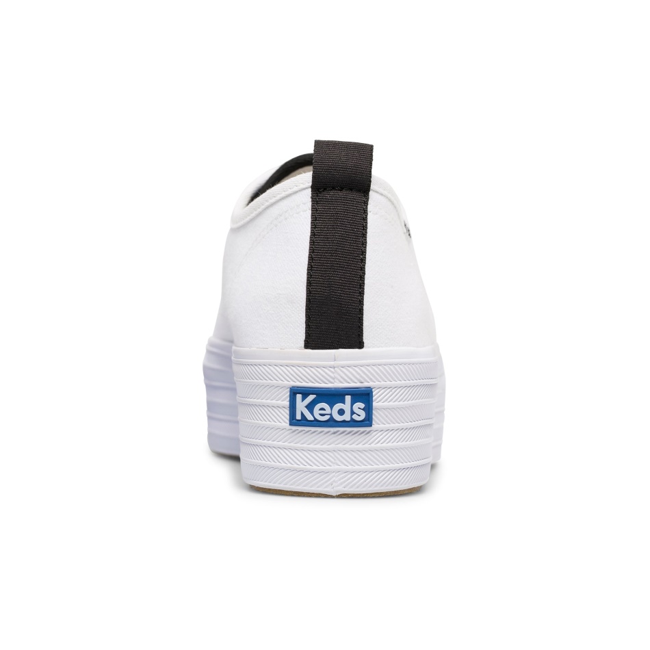 Keds Women's Triple Up Organic Core Canvas White - Image 12
