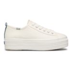 Keds Women's Triple Up Organic Webbing Cream-Indigo - Image 8