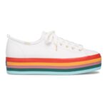Keds Women's Triple Up Rainbow Foxing White Multi - Image 8