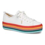 Keds Women's Triple Up Rainbow Foxing White Multi - Image 10