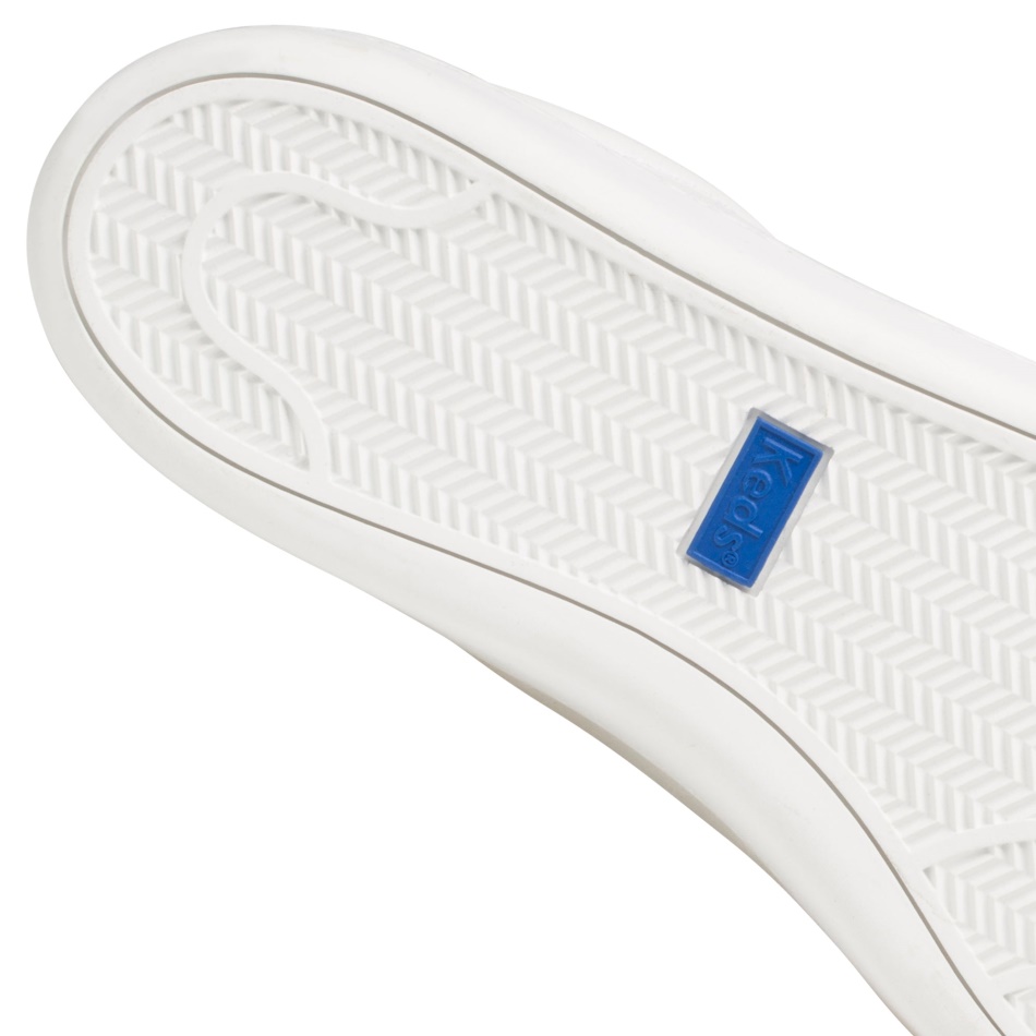 Keds Women's Ace Leather Metallic White-Rose Gold