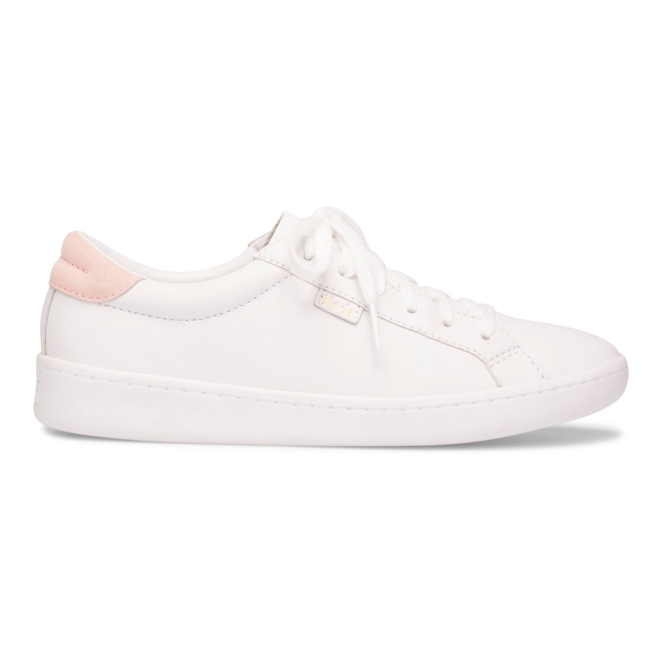Keds Women's Ace Leather White-Blush