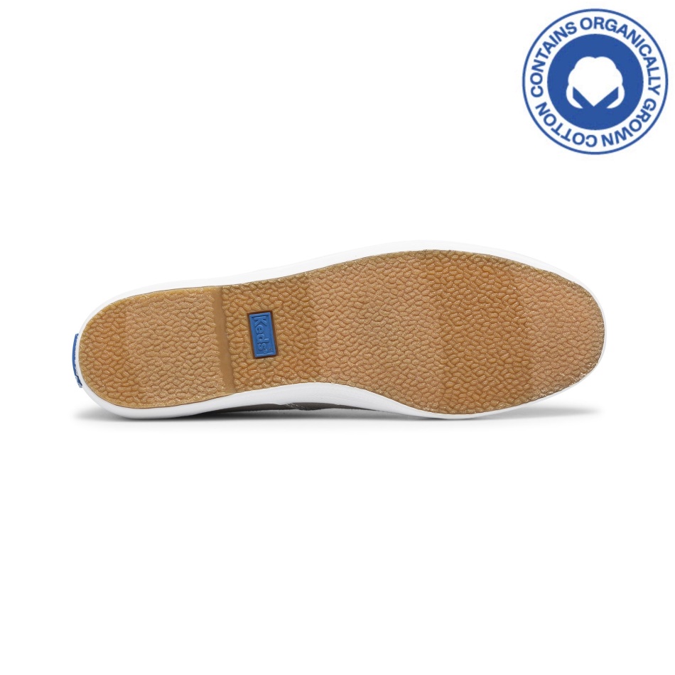 Keds Women's Champion Organic Cotton Canvas Dove Grey