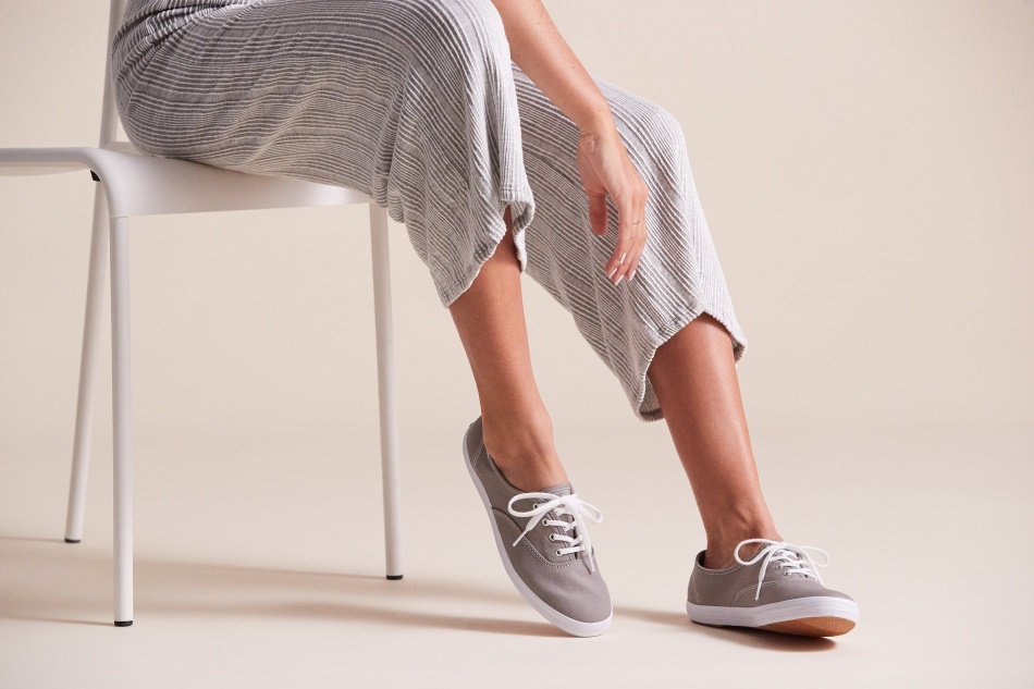 Keds Women's Champion Organic Cotton Canvas Dove Grey