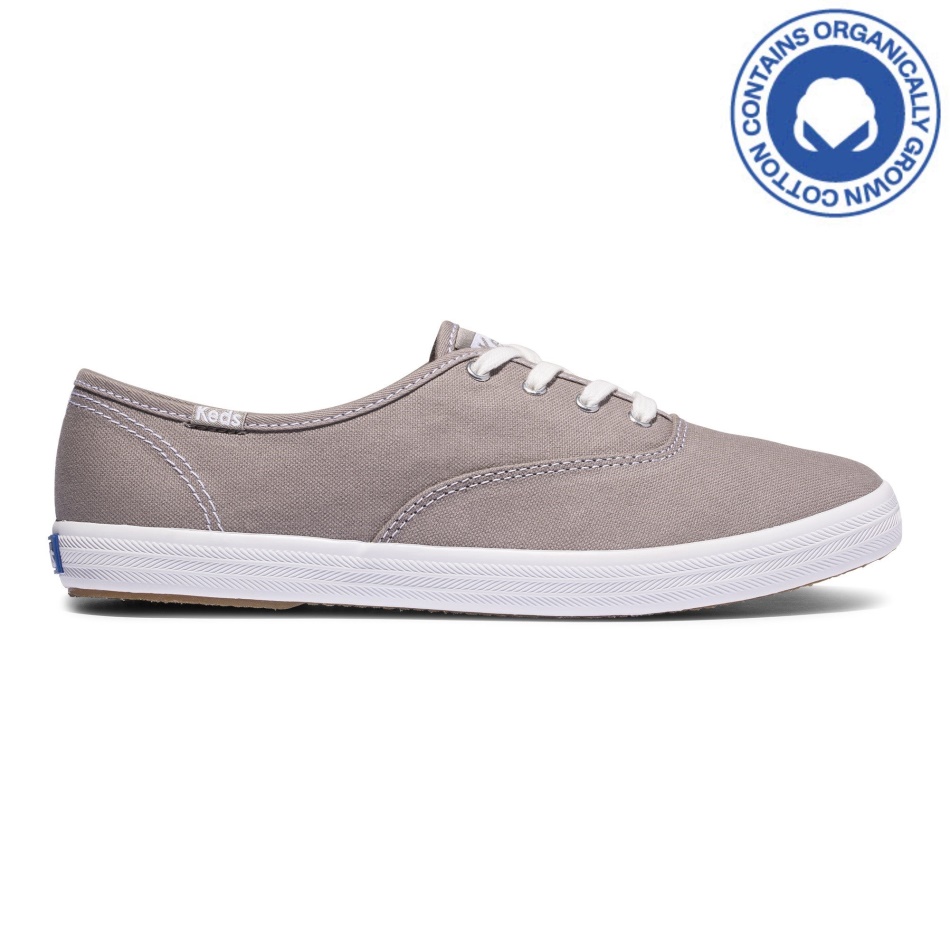 Keds Women's Champion Organic Cotton Canvas Dove Grey
