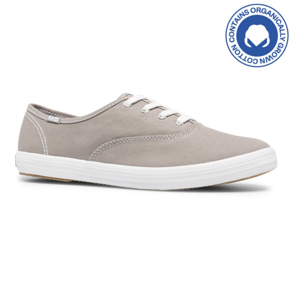 Keds Women's Champion Organic Cotton Canvas Dove Grey
