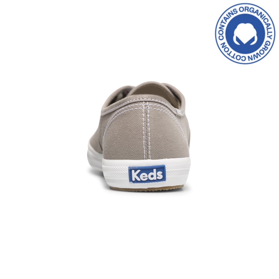 Keds Women's Champion Organic Cotton Canvas Dove Grey