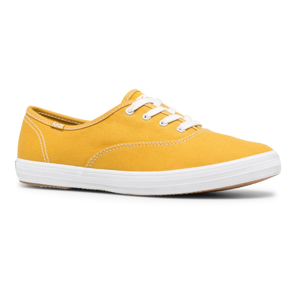 Keds Women's Champion Organic Cotton Canvas Harvest Gold