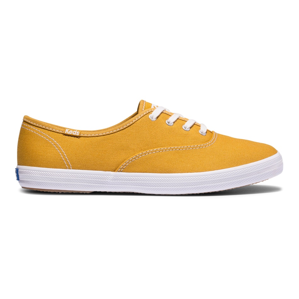 Keds Women's Champion Organic Cotton Canvas Harvest Gold