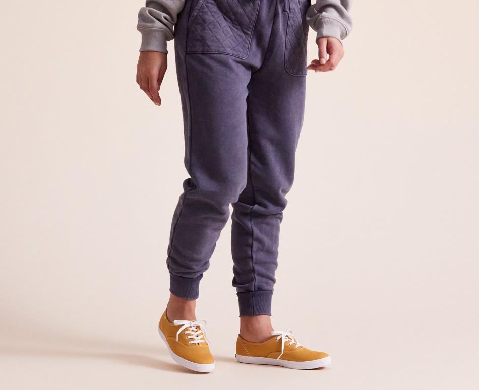 Keds Women's Champion Organic Cotton Canvas Harvest Gold