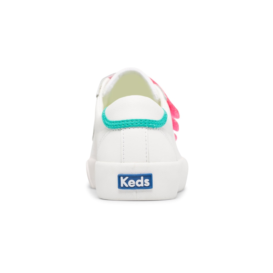 Keds Women's Crew Kick 75 V Leather White-Teal