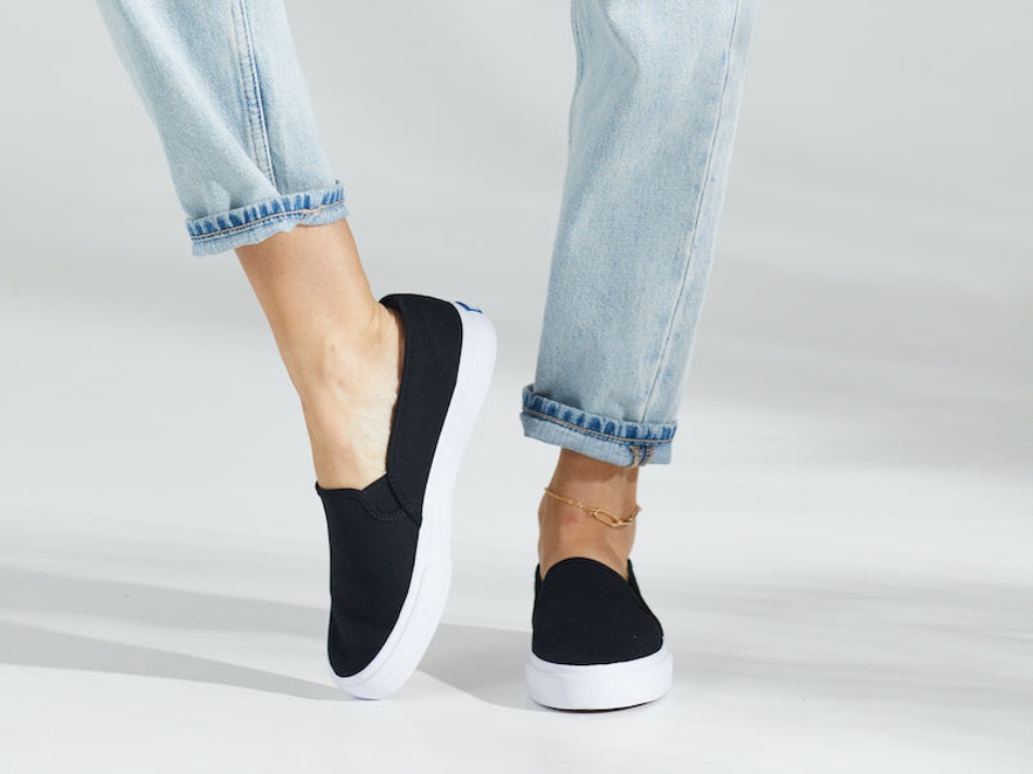 Keds Women's Double Decker Canvas Black