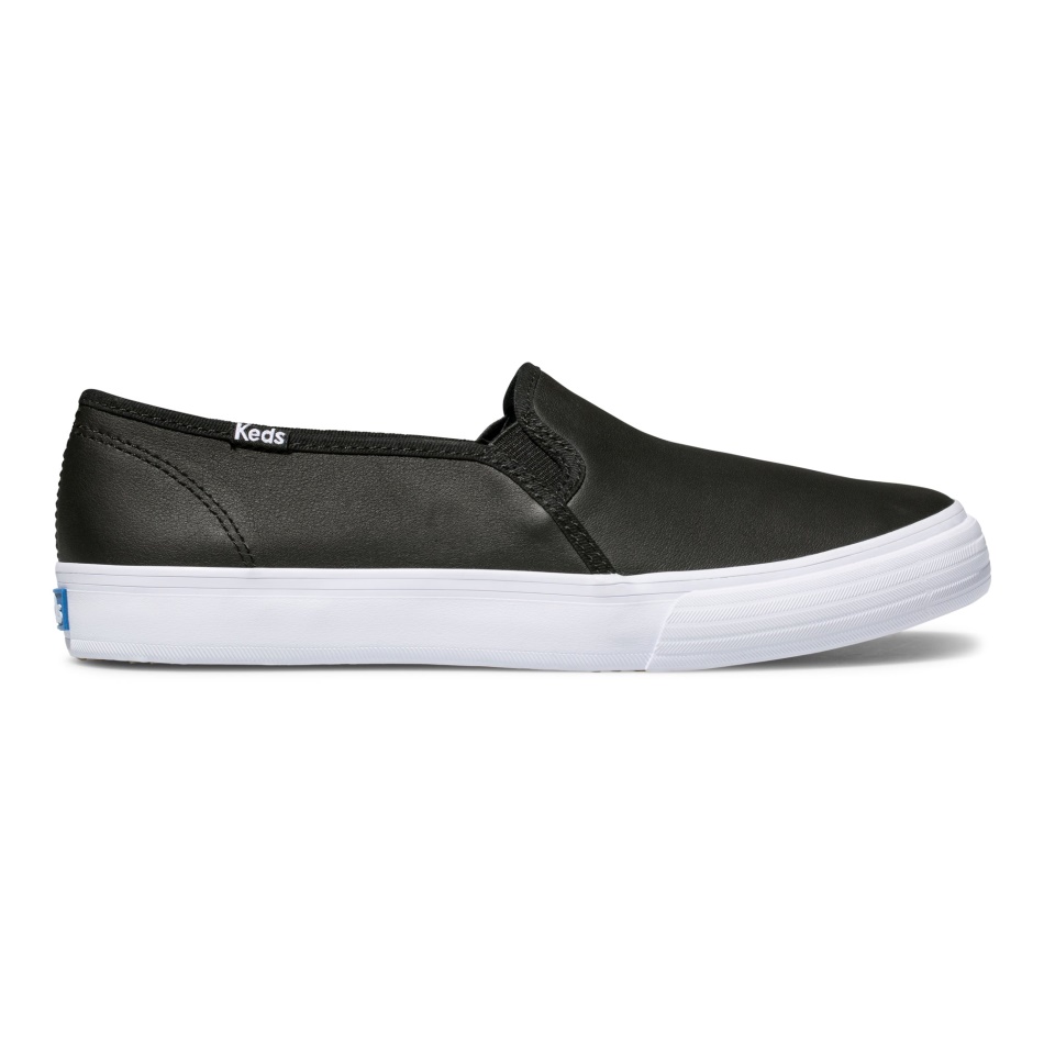 Keds Women's Double Decker Leather Black