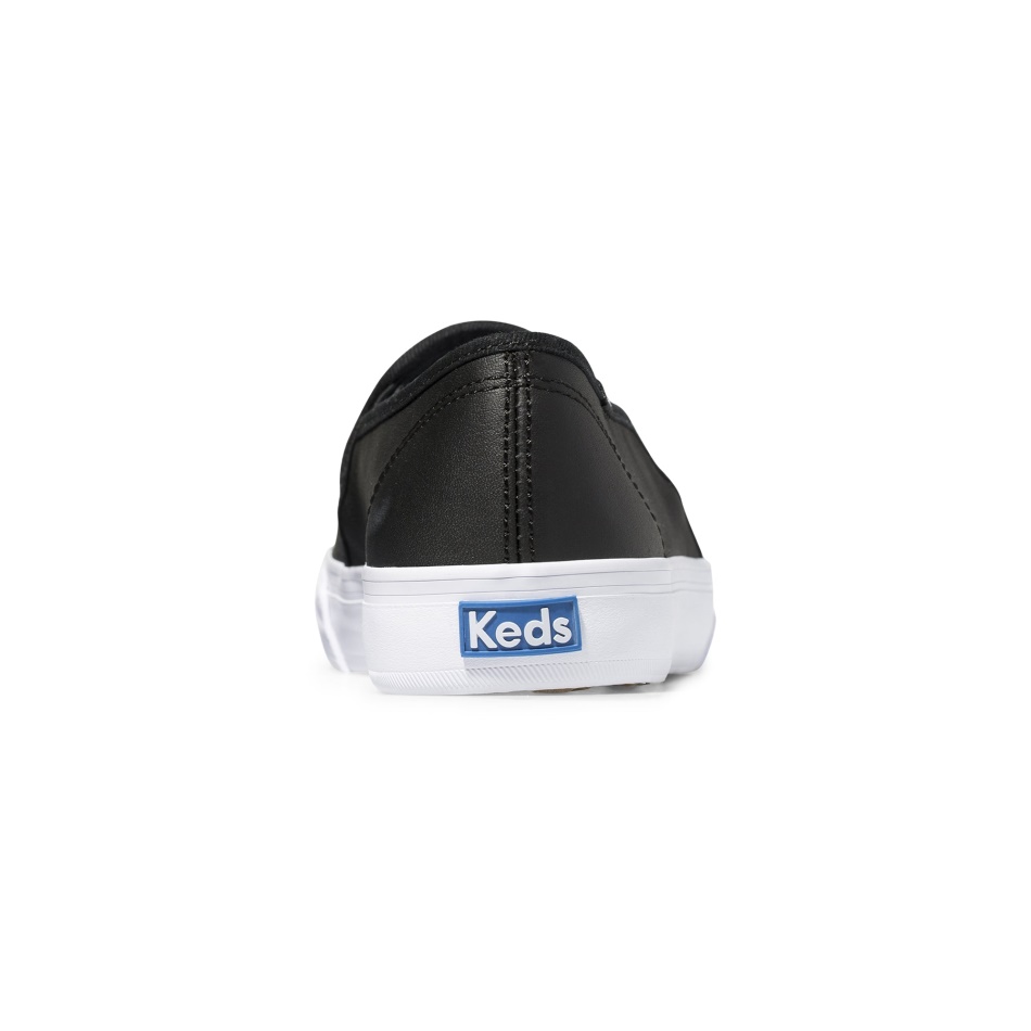 Keds Women's Double Decker Leather Black