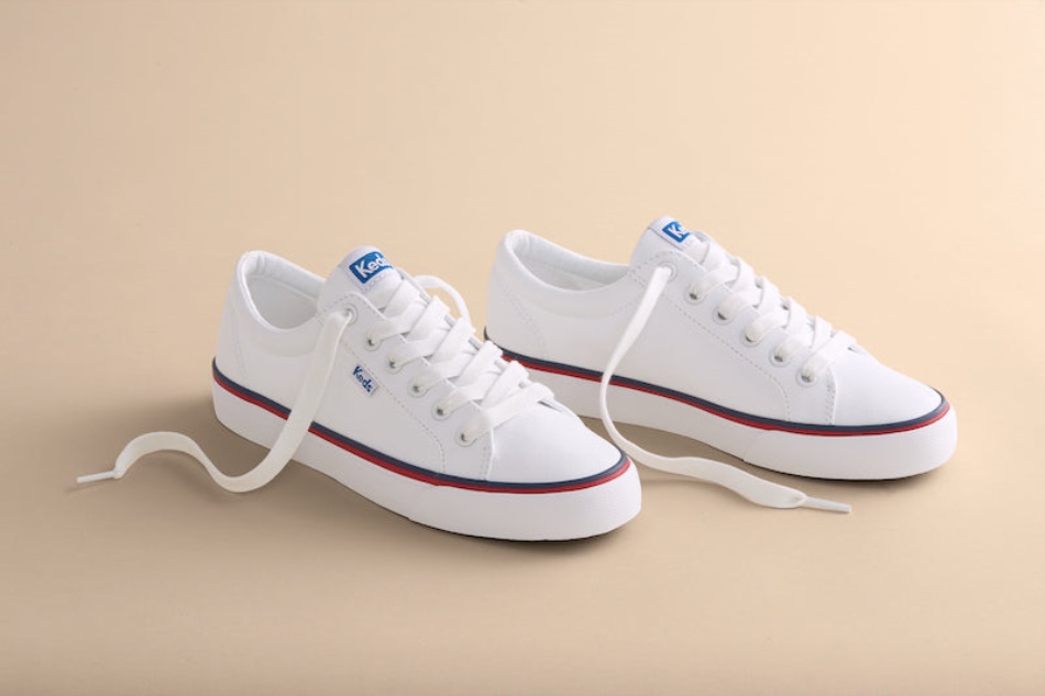 Keds Women's Jump Kick Feat. Organic Cotton White