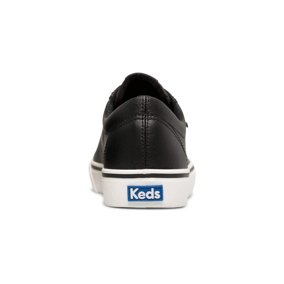 Keds Women's Jump Kick Leather Black-Gold