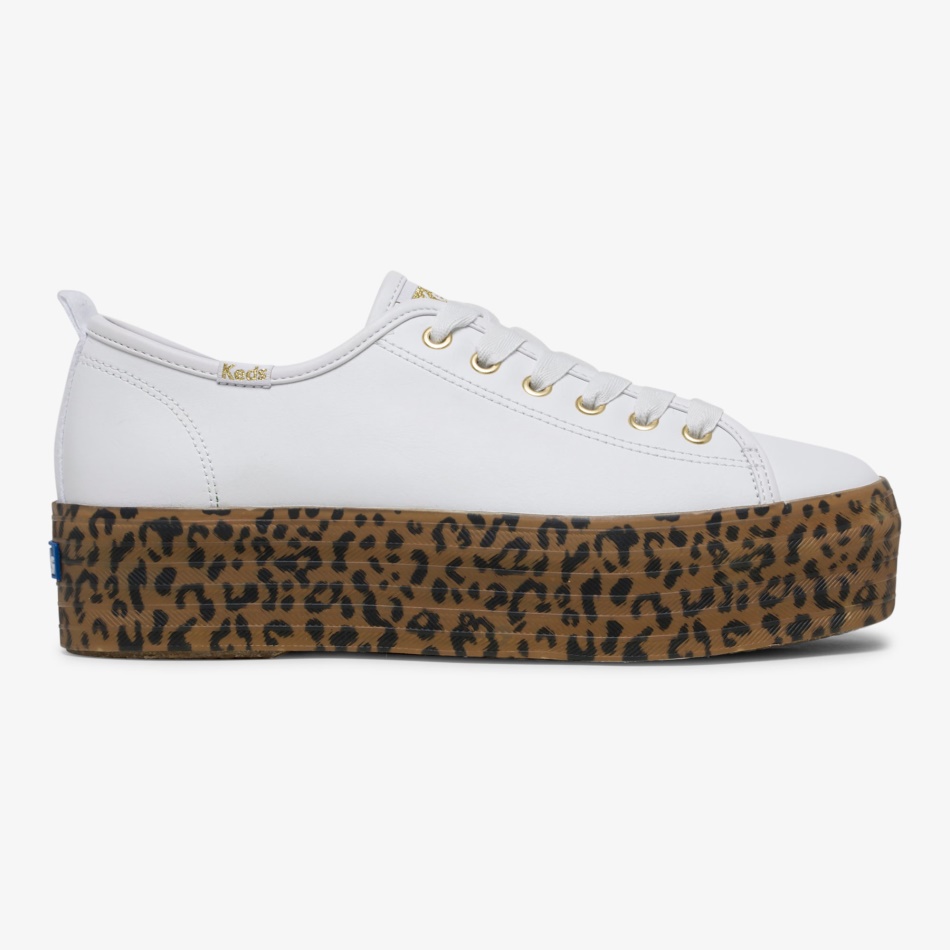 Keds Women's Keds X Wonder Woman Triple Up Leather White